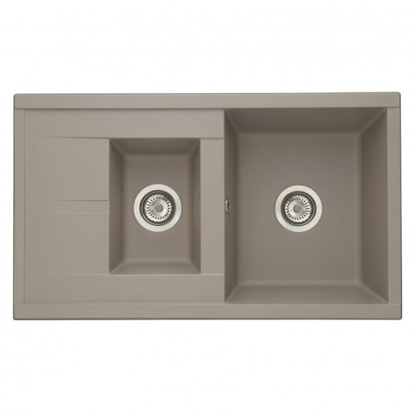 Мойка для кухни врезная Aquaton Делия 87 510x870x218 серый шелк (1.A716.2.32D.E25.0) Мойка для кухни врезная Aquaton Делия 87 510x870x218 серый шелк (1.A716.2.32D.E25.0)