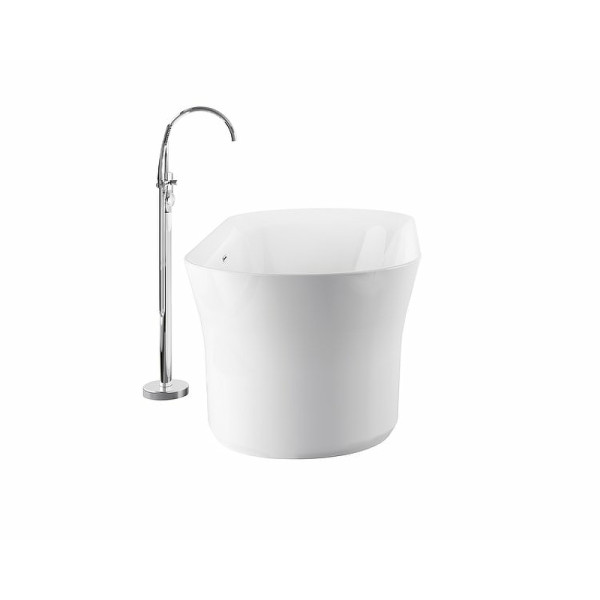 Смеситель напольный Ravak FM 080.00 с душевой лейкой хром (X070059)