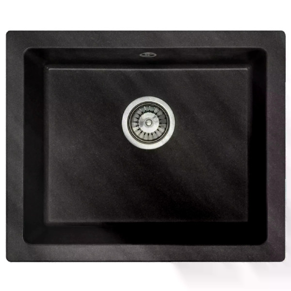 Мойка для кухни Rea nels black гранит 56x46,5x20 черная (ZLE-00109)