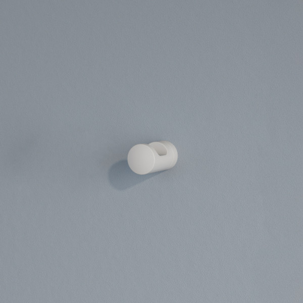 Крючок одинарный сплав металлов NOA белый матовый Iddis (NOAWT10i41)