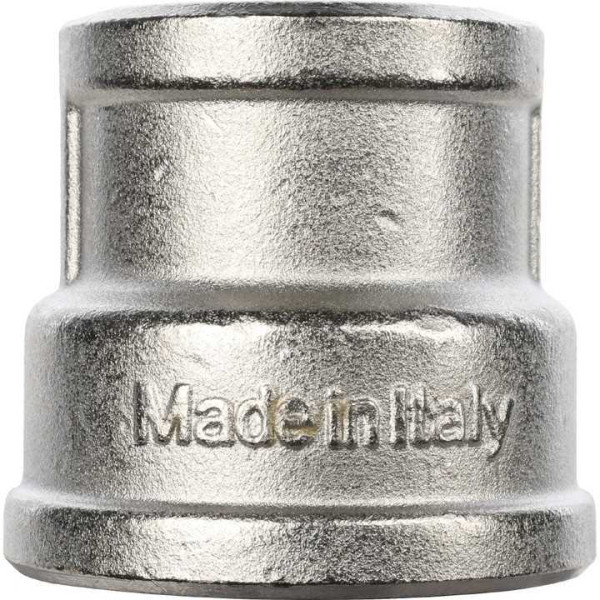 Муфта переходная 3/4"х1" Stout (никель) SFT-0006-000134 Муфта переходная 3/4"х1" Stout (никель) SFT-0006-000134