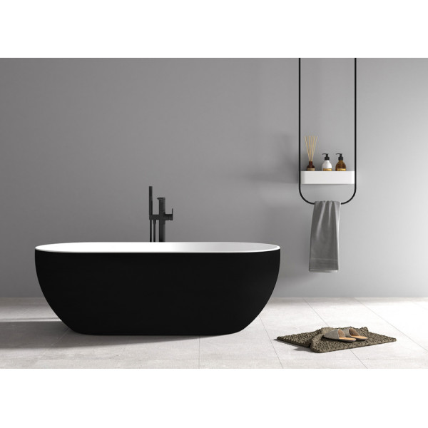 Ванна акриловая Abber 172*79 черная матовая (AB9241MB) Ванна акриловая Abber 172*79 черная матовая (AB9241MB)