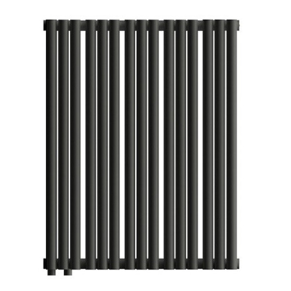 Радиатор стальной Empatiko нижнее подключение, угольный черный (Takt LR2-592-500 Coal Black)