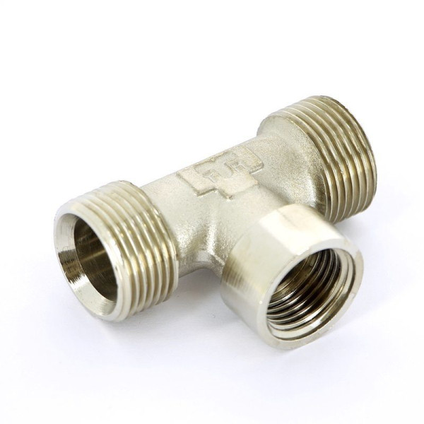 Тройник Tiemme 3/4"(18)х1/2"Вх3/4"(18) (евроконус) (1640026 / 1649N180418) Тройник Tiemme 3/4"(18)х1/2"Вх3/4"(18) (евроконус) (1640026 / 1649N180418)