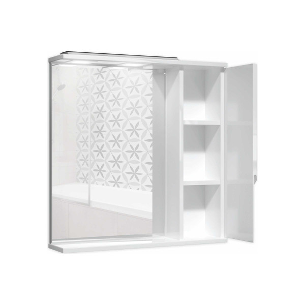 Шкаф зеркальный Домино Optima 65 правый (DO1907HZ) Шкаф зеркальный Домино Optima 65 правый (DO1907HZ)