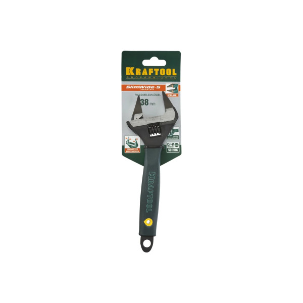 Ключ разводной SlimWide Ultra 200*38 мм Kraftool (27263-20)