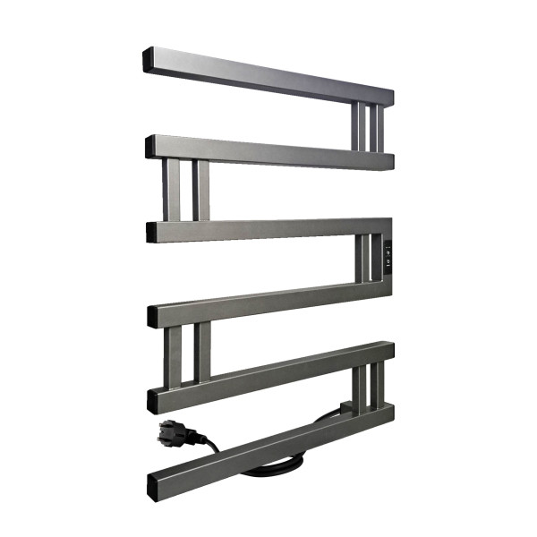 Полотенцесушитель электрический Indigo Muza 600x500 таймер, скрыт.провод справа, Graphite Metallic (DGM60-50GFMRt) Полотенцесушитель электрический Indigo Muza 600x500 таймер, скрыт.провод справа, Graphite Metallic (DGM60-50GFMRt)