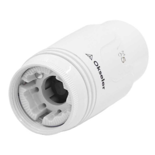 Головка термостатическая Okseler Design M30x1,5 белая (Oks01019)