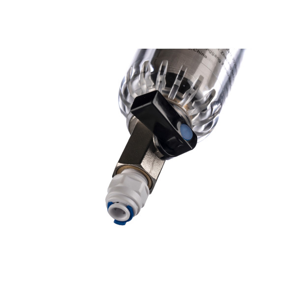 Фильтр с манометром самоочищающийся Гейзер-Бастион 112 1/2" (прозрачный корпус, со сгонами) (32670) Фильтр с манометром самоочищающийся Гейзер-Бастион 112 1/2" (прозрачный корпус, со сгонами) (32670)