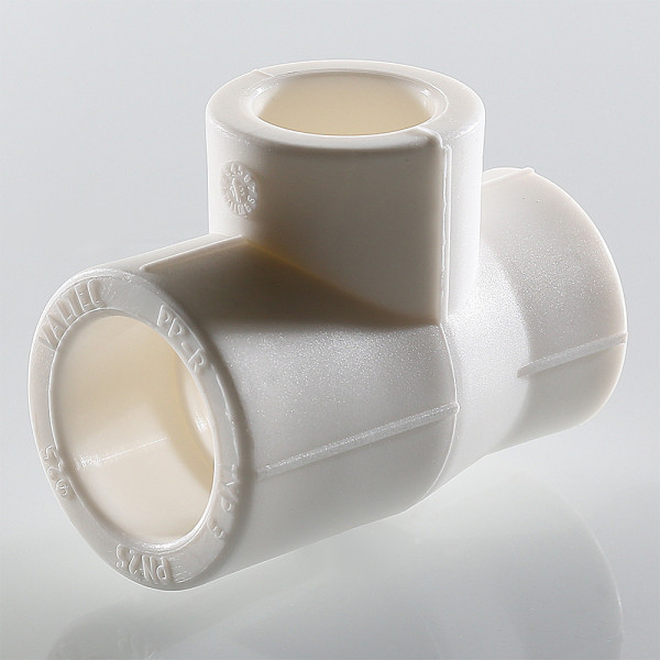 Тройник переходной PP-R 75*40*75 мм VALTEC (белый) VTp.735.0.075040075