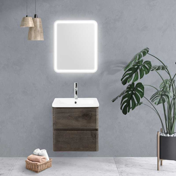Тумба подвесная BelBagno Albano-CER 60 Rovere Nature Grigio (ALBANO-CER-600-2C-SO-RNG) Тумба подвесная BelBagno Albano-CER 60 Rovere Nature Grigio (ALBANO-CER-600-2C-SO-RNG)