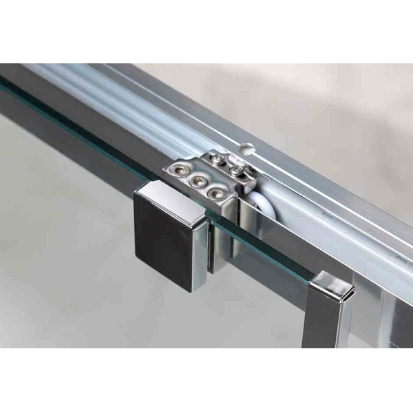 Душевой уголок Cezares Lux soft 120x100x200 стекло прозрачное, профиль хром (LUX-SOFT-W-AH-1-120/100-C-Cr-IV)