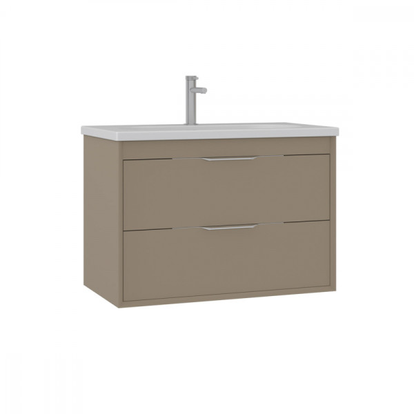 Тумба подвесная Orka Clay 800x500x520 с раковиной sahra (5004384)