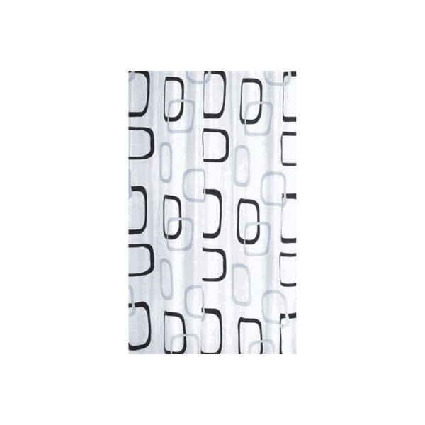 Шторка для ванны текстильная Melodia 180х180 см Геометрия (MZ-07) Шторка для ванны текстильная Melodia 180х180 см Геометрия (MZ-07)