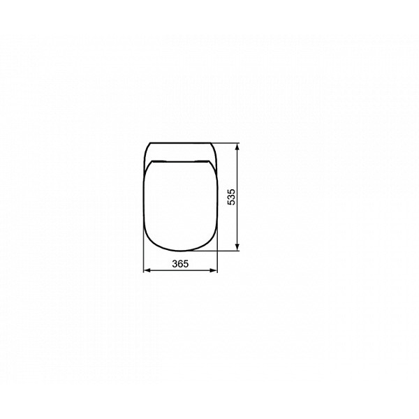 Крышка-сиденье для унитаза Ideal Standard Tesi soft-close (T352701)