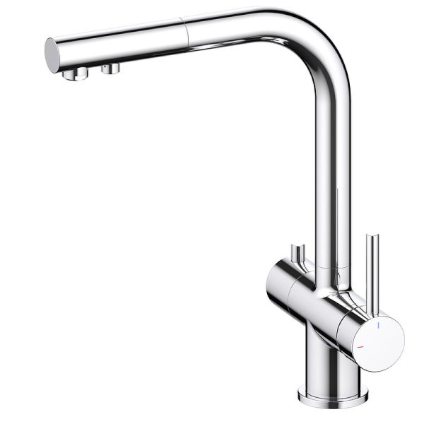 Смеситель для кухни Timo Saona хром, с выдвижным изливом (2356/00FL) Смеситель для кухни Timo Saona хром, с выдвижным изливом (2356/00FL)