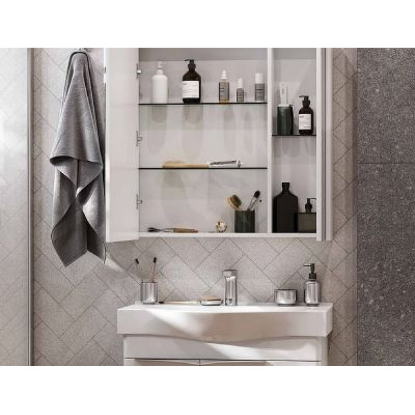 Шкаф зеркальный Aquaton Беверли 80 (1A237102BV010) Шкаф зеркальный Aquaton Беверли 80 (1A237102BV010)