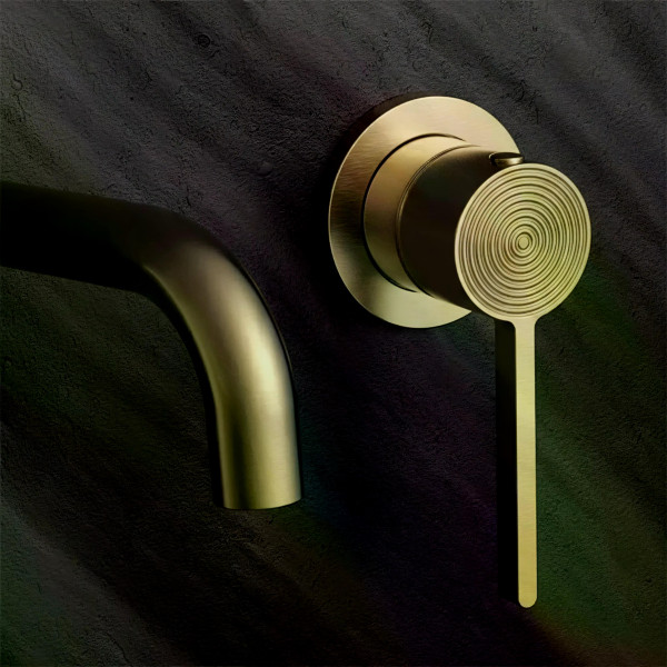 Смеситель для раковины Rea Foster золото матовое (REA-B6443) Смеситель для раковины Rea Foster золото матовое (REA-B6443)