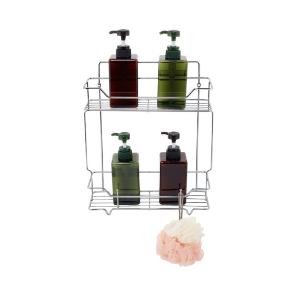 Полка для ванной комнаты Milardo Grid 13,6x36,1x36,3 хром (GRICS2CM44)