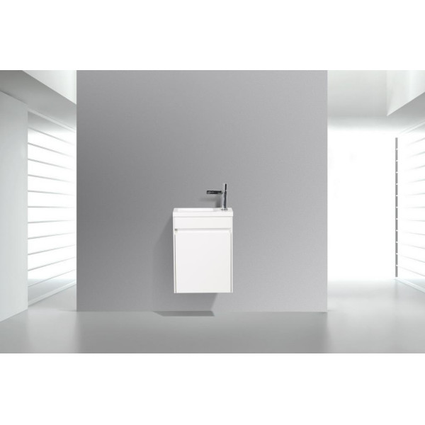 Тумба подвесная BelBagno Pietra Mini 40 см Bianco Lucido (Pietra Mini-400-1A-SO-BL-L)