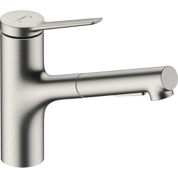 Смеситель для кухни Hansgrohe Zesis M хром, с видвижным изливом (74800800) Смеситель для кухни Hansgrohe Zesis M хром, с видвижным изливом (74800800)