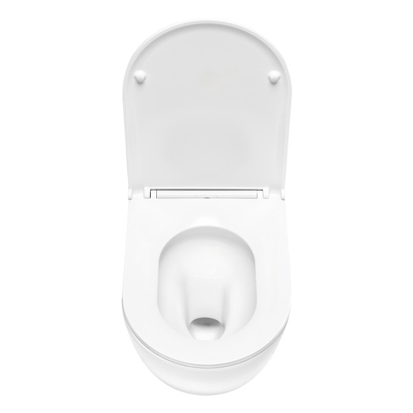 Унитаз подвесной Tece TECEspring R безободковый микролифт (9700998)