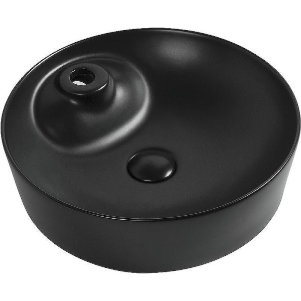 Раковина накладная Aquanet MOON-2-MB 43х43х13 черная матовая (273671)
