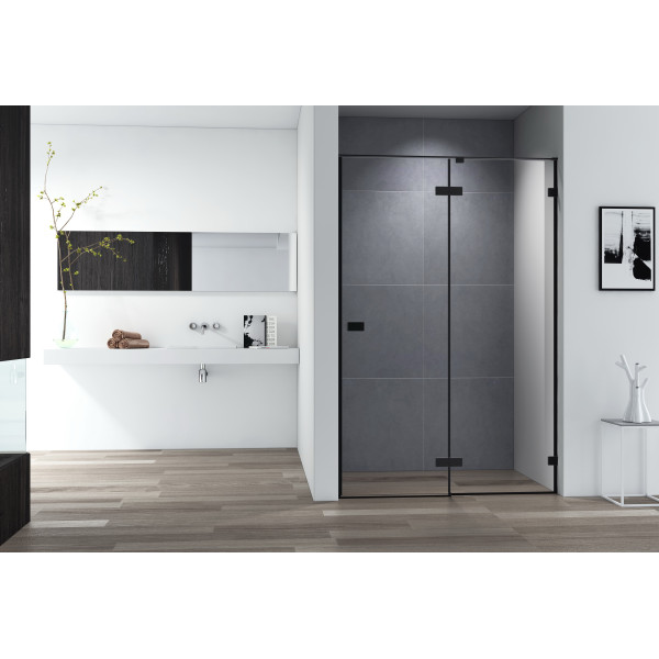 Душевая перегородка Cezares Bellagio 140x196,8 стекло прозрачное, профиль черный (BELLAGIO-B-12-140-C-NERO) Душевая перегородка Cezares Bellagio 140x196,8 стекло прозрачное, профиль черный (BELLAGIO-B-12-140-C-NERO)