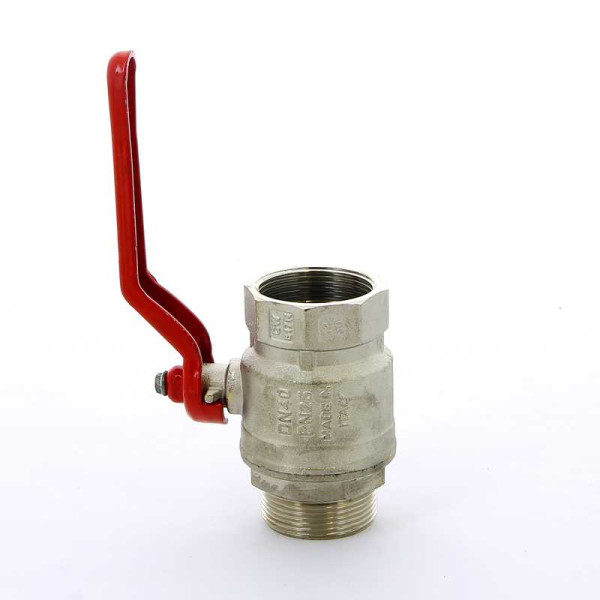 Кран Itap 1 1/2" ВН шаровый Vienna (красная ручка) (1170112)