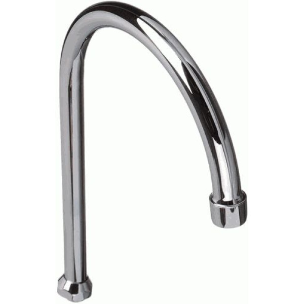 Излив Melodia для кухонного смесителя R-образный с аэратором 30см (MKP20663P)