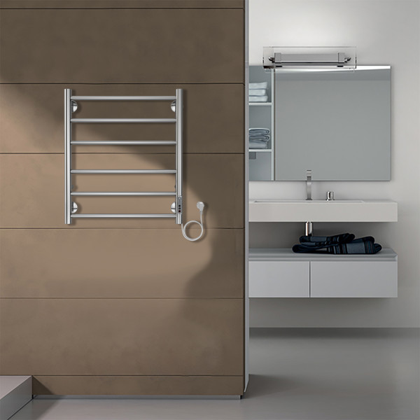 Полотенцесушитель электрический Azario Parma 500x600 хром Полотенцесушитель электрический Azario Parma 500x600 хром