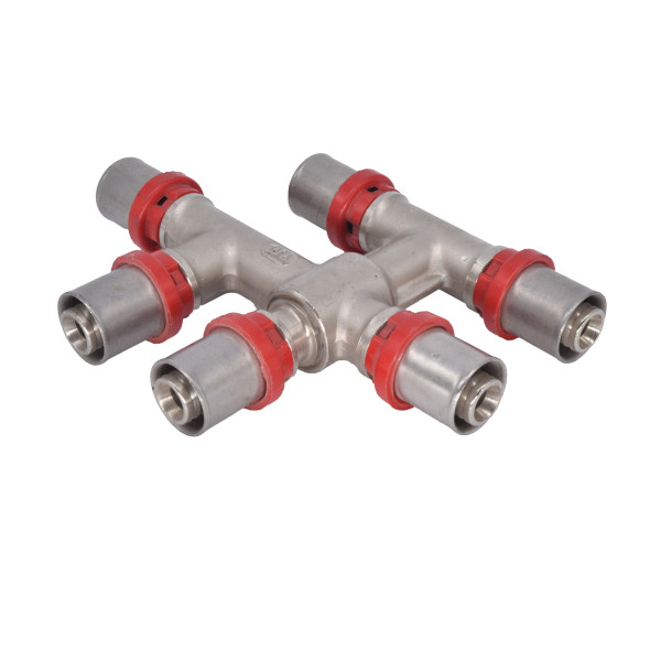 Узел распределительный (бай-пасс) Tiemme 16х16х16 (пресс) (1650205 / 1675N161616) Узел распределительный (бай-пасс) Tiemme 16х16х16 (пресс) (1650205 / 1675N161616)