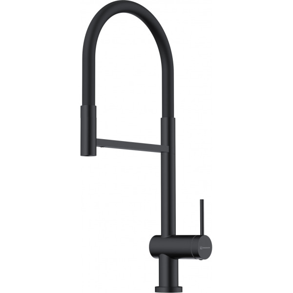 Смеситель для кухни Omoikiri Kanto-2 Plus-SB GB-BL с гибким изливом графит/черный (4994401)