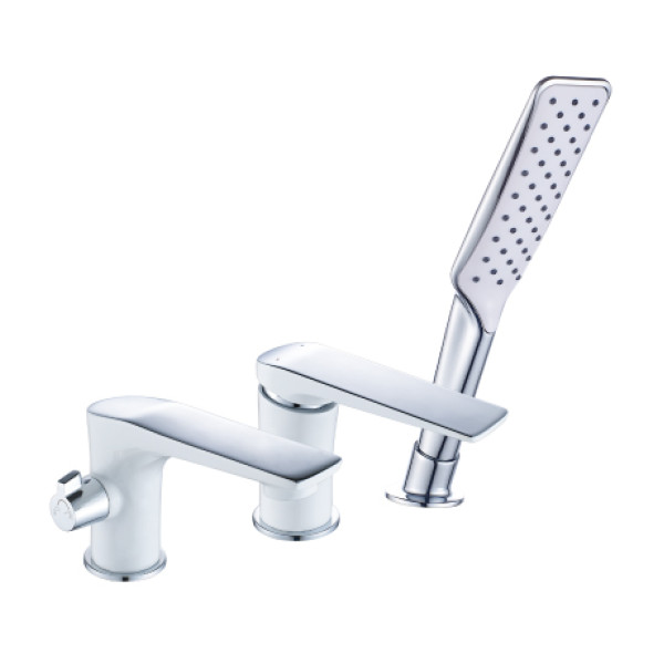 Смеситель на борт ванны Lemark Allegro на три отверстия (LM5945CW)