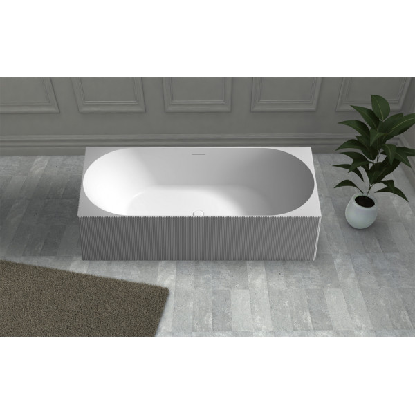 Ванна из искусственного камня Abber Stein 170x75 белая матовая (AS9603)
