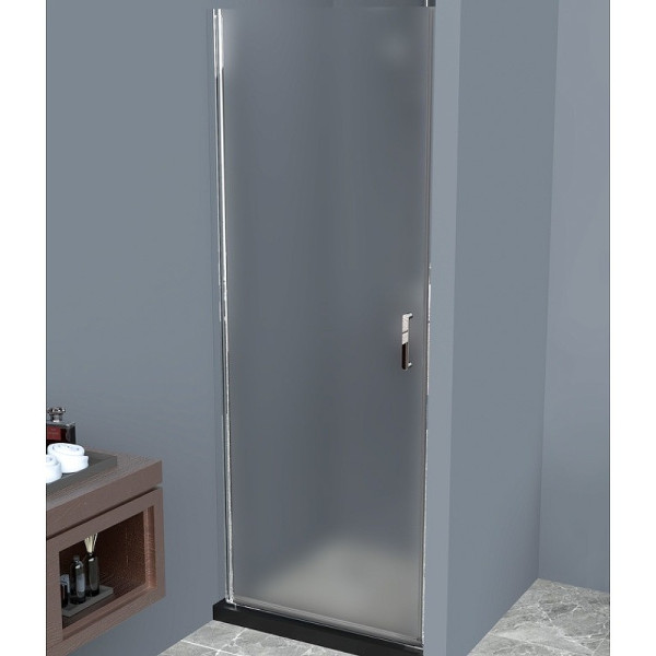 Душевая дверь BelBagno Uno 70x190 стекло рифленое, профиль хром (UNO-B-1-70-P-Cr) Душевая дверь BelBagno Uno 70x190 стекло рифленое, профиль хром (UNO-B-1-70-P-Cr)