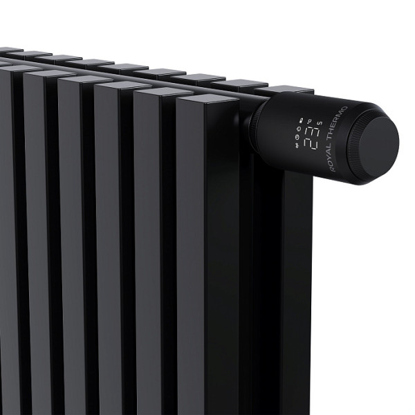 Головка термостатическая М30х1,5 Royal Thermo Smart Heat 2.0 электронная (черная) (RATESH23015BL) Головка термостатическая М30х1,5 Royal Thermo Smart Heat 2.0 электронная (черная) (RATESH23015BL)