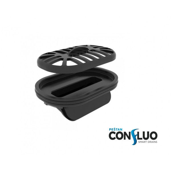 Душевой лоток Pestan Confluo Frameless Line 650 Black Matte черный матовый/полая под плитку, без рамки (13701320) Душевой лоток Pestan Confluo Frameless Line 650 Black Matte черный матовый/полая под плитку, без рамки (13701320)