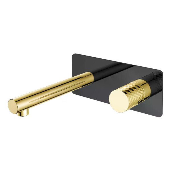 Смеситель для раковины Boheme Stick B (черный) (125-BG)