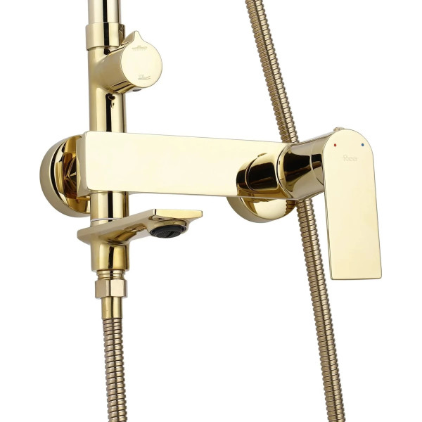 Душевая система с изливом Rea Storm Gold (REA-P9531)