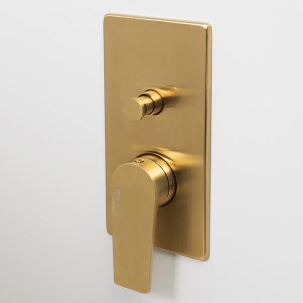 Душевая система WasserKRAFT золотой (A55201)