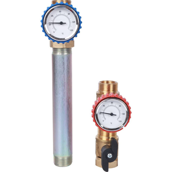 Насосная группа Stout 3/4" (с прямым контуром, без насоса в теплоизоляции) (SDG-0001-002001)