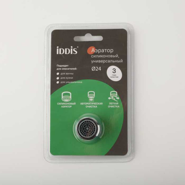 Аэратор Iddis Optima Home М24 хром (996S24B1SM) Аэратор Iddis Optima Home М24 хром (996S24B1SM)