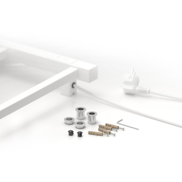 Полотенцесушитель электрический Сунержа Стилье Формат 26 800x500 матовый провод слева/справа белый (30526-8050) Полотенцесушитель электрический Сунержа Стилье Формат 26 800x500 матовый провод слева/справа белый (30526-8050)