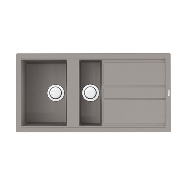 Мойка для кухни врезная Omoikiri Kitagawa 100-2-GR Artceramic/leningrad grey (4993804) Мойка для кухни врезная Omoikiri Kitagawa 100-2-GR Artceramic/leningrad grey (4993804)