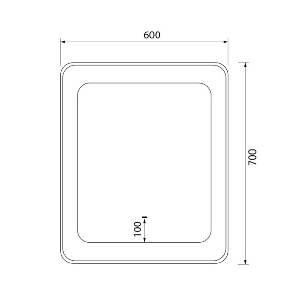 Зеркало с подсветкой Iddis Esper 70x60 (ESP6000i98)