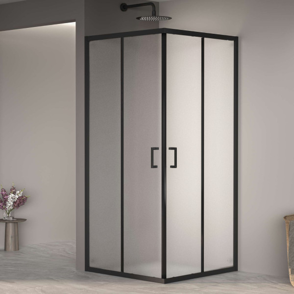 Душевой уголок RGW Passage 90x90 стекло матовое, профиль черный (3508103099-24) Душевой уголок RGW Passage 90x90 стекло матовое, профиль черный (3508103099-24)