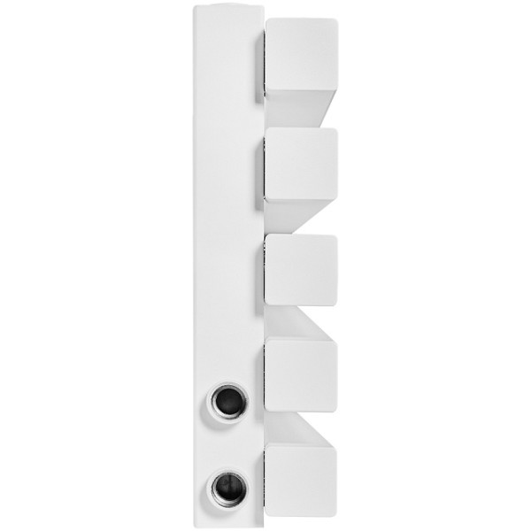 Радиатор стальной трубчатый Stout Tube Quadro QV40-1750-5 R нижнее правое подкл. (белый муар) (STQV4017505RRAL1T104S9016)