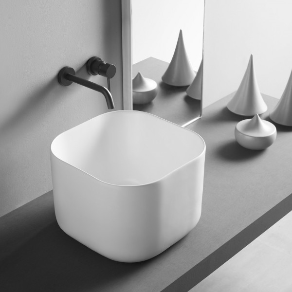 Раковина накладная Abber Rechteck 40,5x40,5x28,5 белая (AC2222) Раковина накладная Abber Rechteck 40,5x40,5x28,5 белая (AC2222)