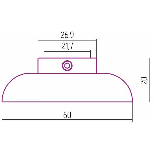 Отражатель декоративный Сунержа стилье 1/2" (00100-0002)